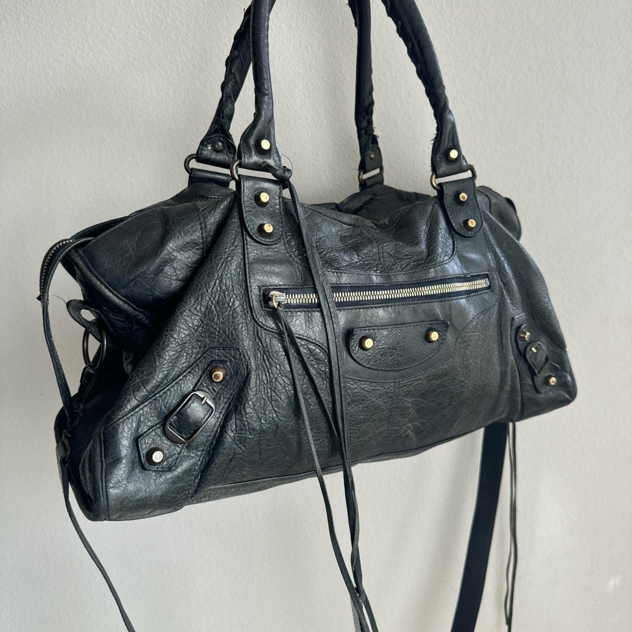 Authentic black balenciaga city bag part time with a...🍒❤️‍🔥