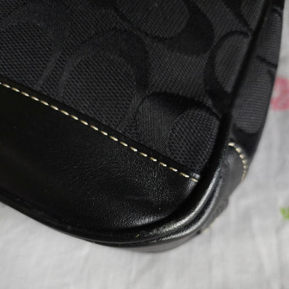 ❤️ Vintage Y2K Coach Demi Black Gold Shoulder Bag Purse ❤️