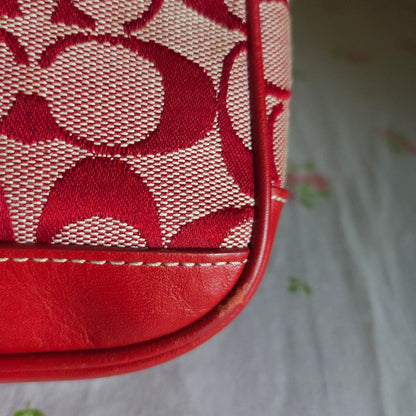 ❤️ Vintage Y2K Demi Red Signature Cs Mini Shoulder Bag Purse ❤️