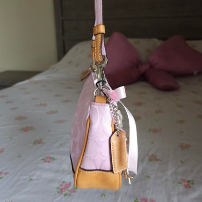 Y2K Vintage Coach Pink Demi Shoulder Bag Purse🌺🩷