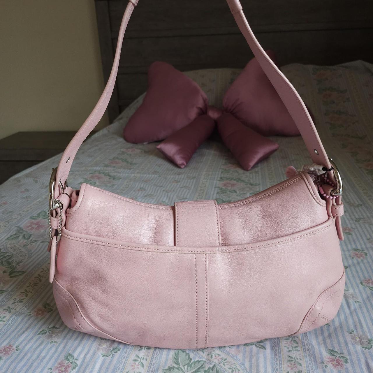 Y2K Coach Baby Pink Soho Shoulder Bag Purse🌺🩷