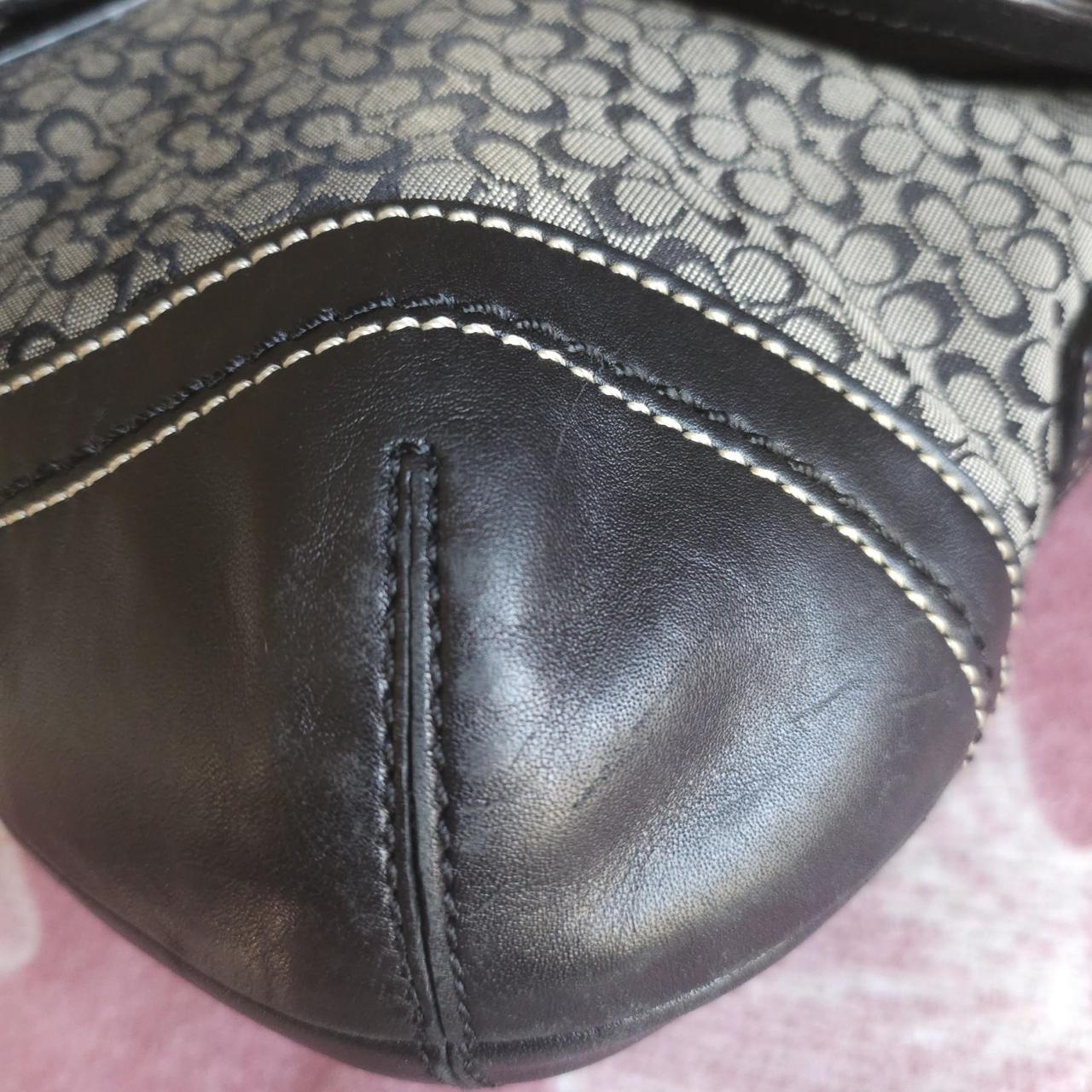 Y2K Vintage Coach Large Soho Signaure Cs Shoulder Purse🖤🍫