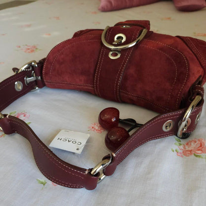 ❤️ Y2K Vintage Coach Suede Mini Soho Shoulder Bag ❤️
