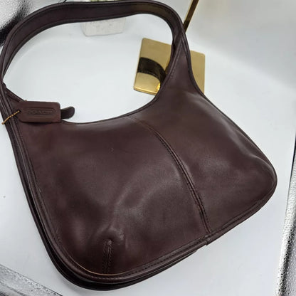 Rare Made In USA Old Coach 9025 Shoulder Bag Mahogany Brown Vintage J7D Y2K 90's💜🍇