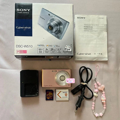 ✨ Authentic Sony Cybershot DSC-W510 in baby pink PreOwned 💖