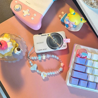 ✨ Authentic Sony Cybershot DSC-WX7 in milky white PreOwned 💖