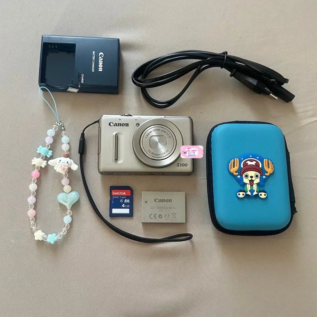 ✨ Authentic Canon PowerShot S100 in silver PreOwned 💖