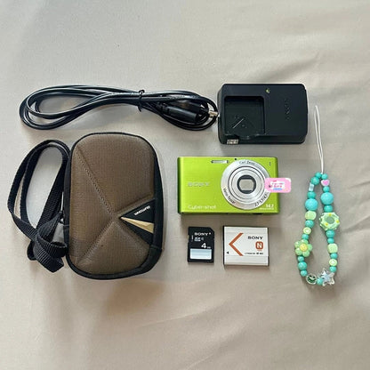 ✨ Authentic Sony Cybershot DSC-W320 in lime green PreOwned 💖