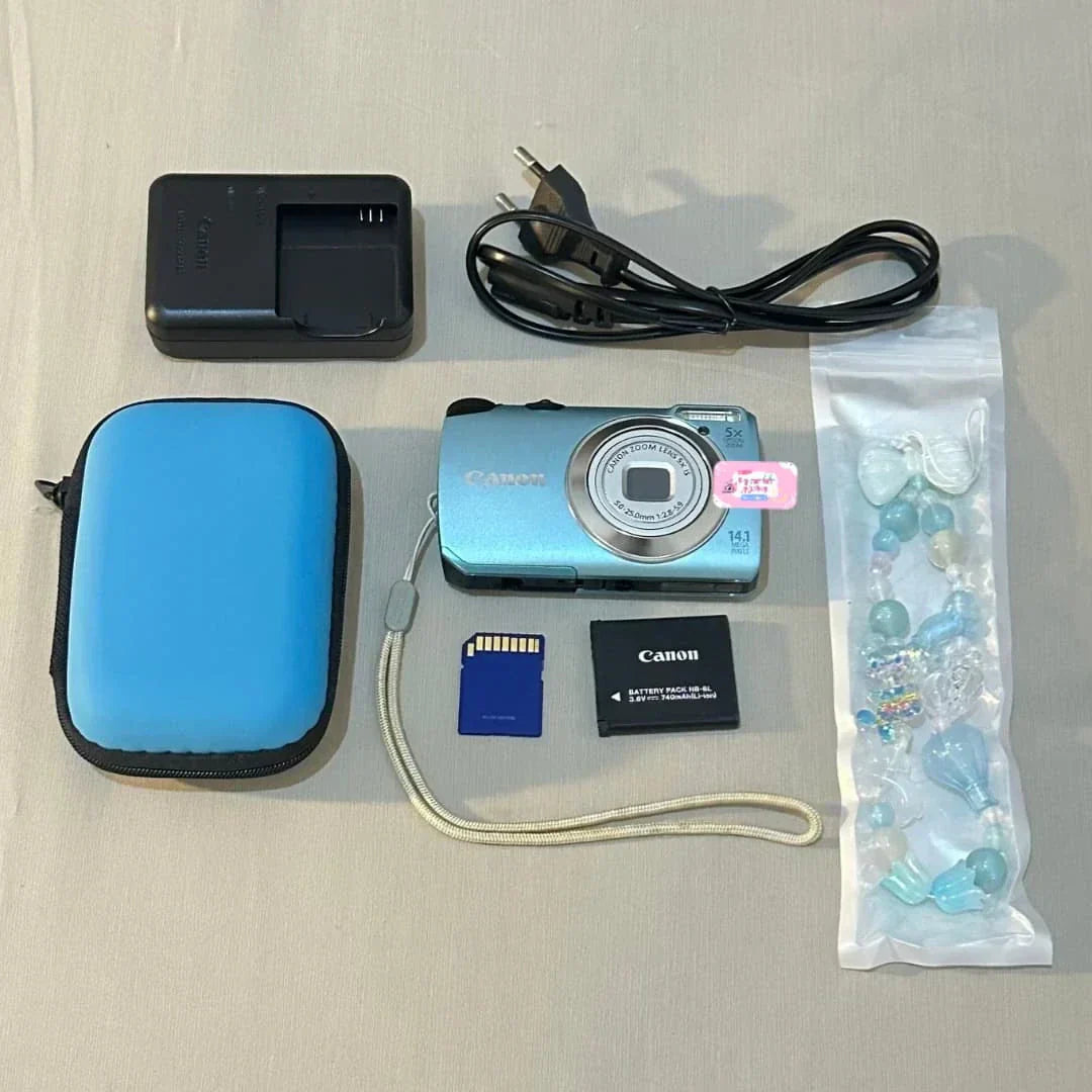 ✨ Authentic Canon PowerShot A3200 in baby blue PreOwned 💖