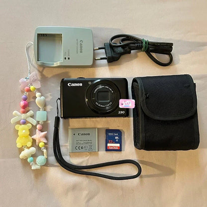 ✨ Authentic Canon PowerShot S90 in doff black PreOwned 💖