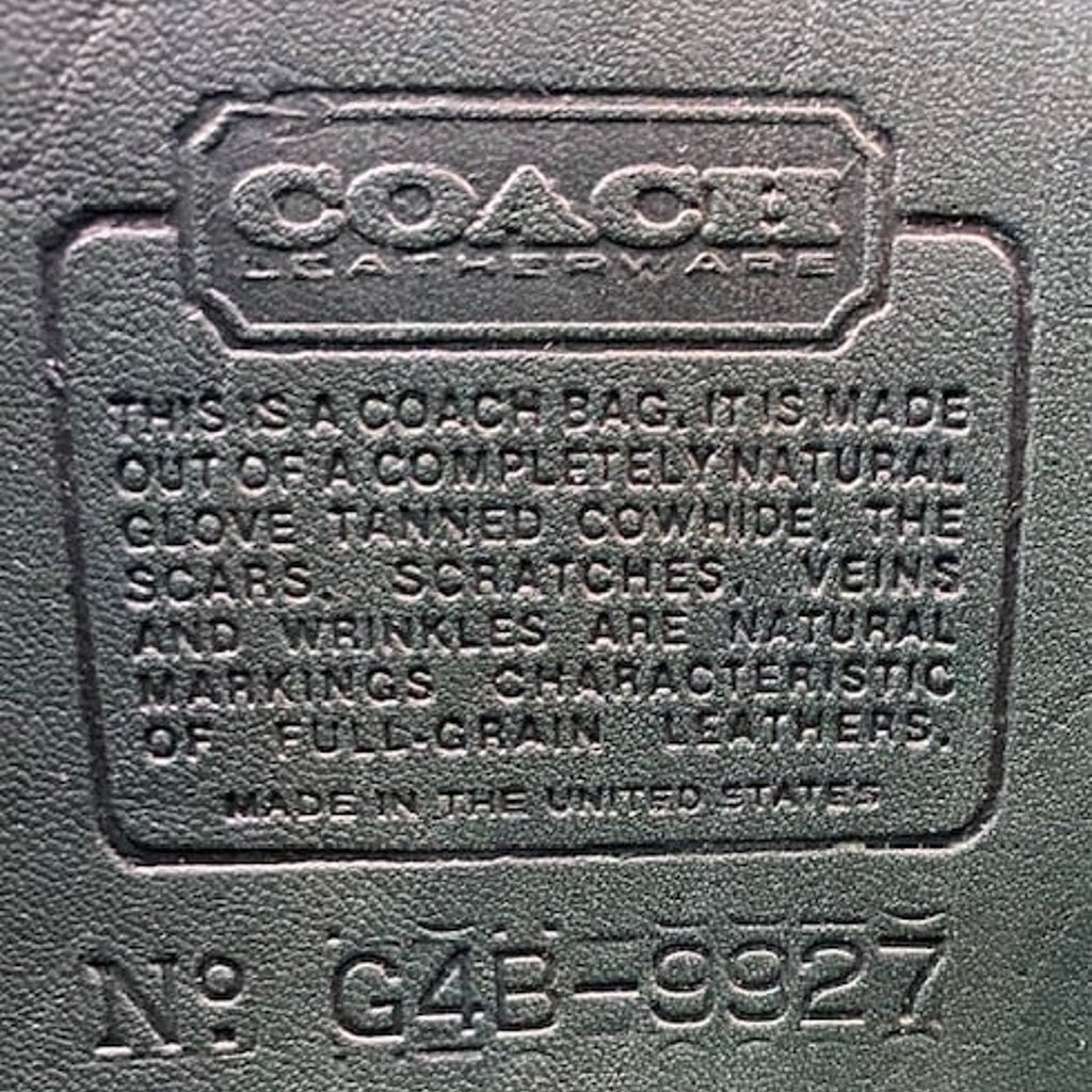 Vintage Coach Willis in 'Bottle Green' (1994) **MINT**