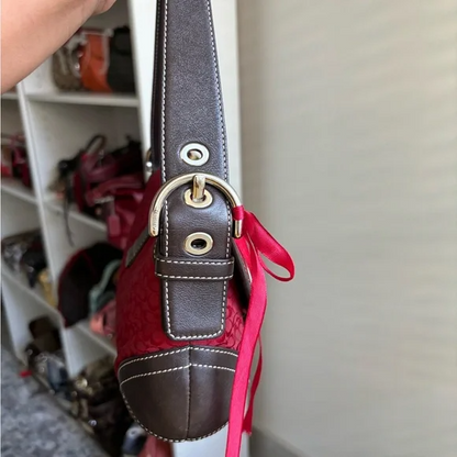 Vintage Coach Soho Cherry Red🌺🩷