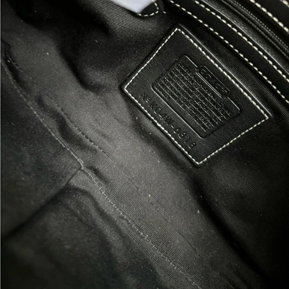 Vintage Coach Soho Flap Black and Grey🥬🎄
