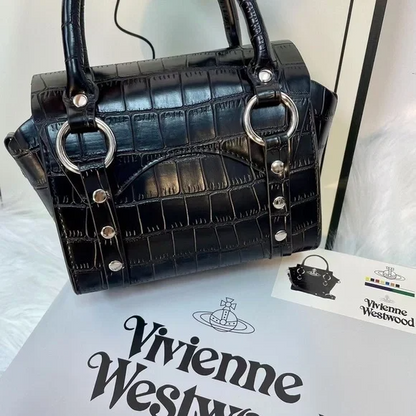 Vivienne Westwood BETTY MINI Croc Handbag💜🍇