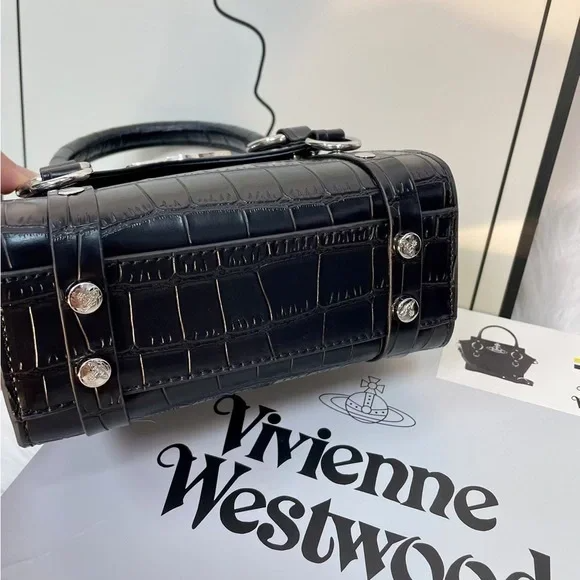 Vivienne Westwood BETTY MINI Croc Handbag💜🍇