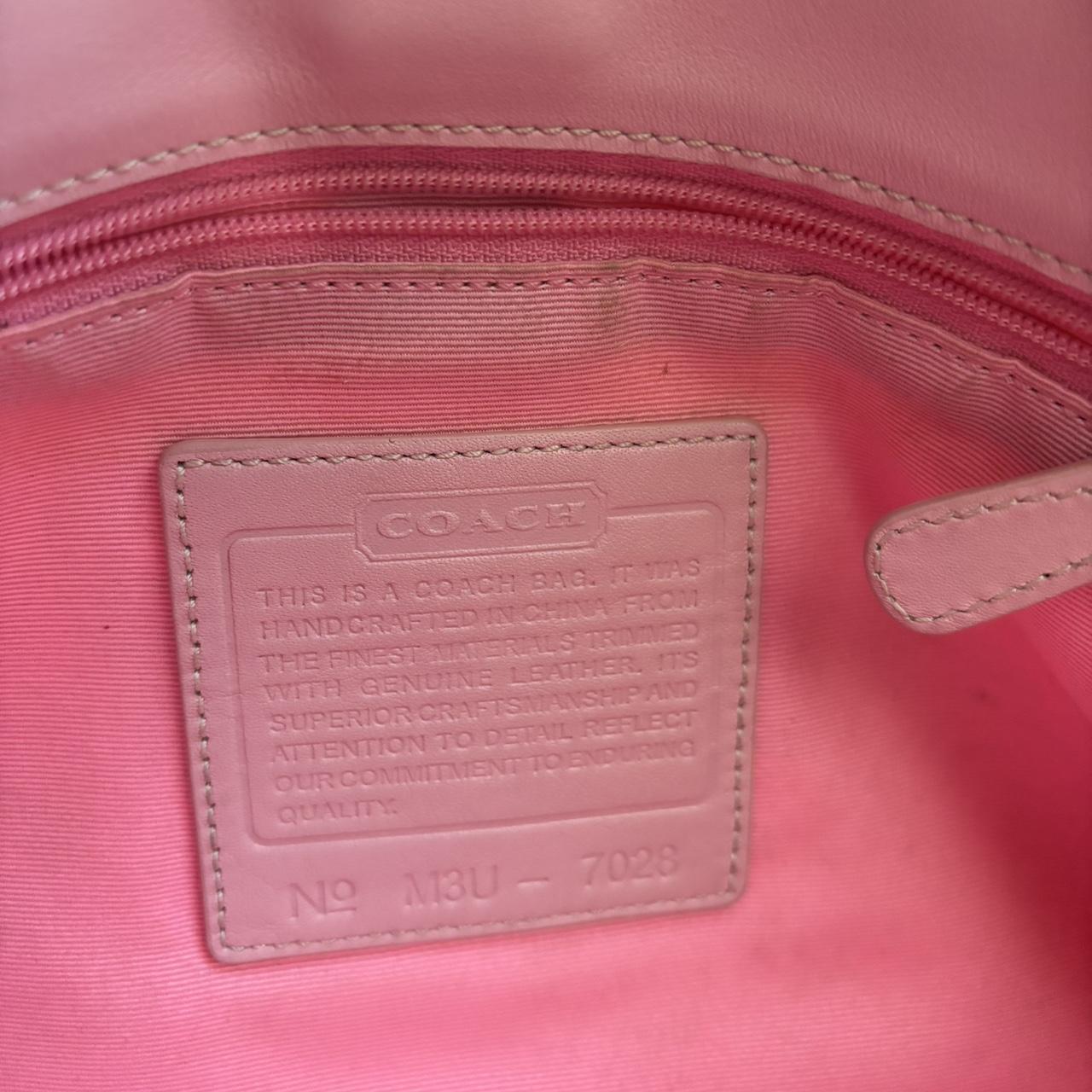 Vintage Coach Optic Pink Purse🩷🍒