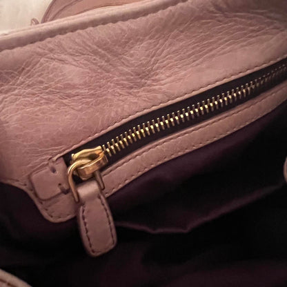 Authentic Light Pink Miu Miu Vitello Leather Bow Bag With Gold Hardware And Removable Strap🤍🗻