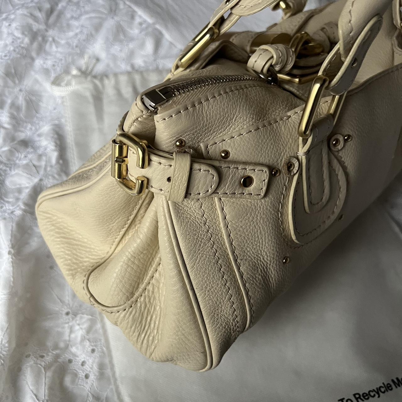 Authentic Cream Chloe Paddington Bag With Gold Hardware✨🔥