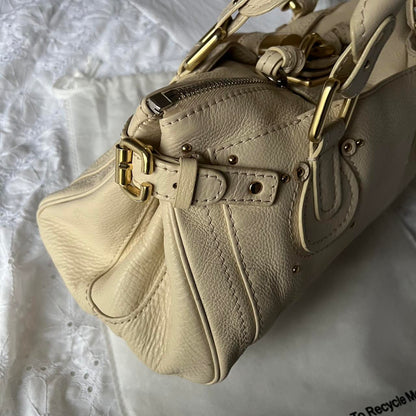 Authentic Cream Chloe Paddington Bag With Gold Hardware✨🔥