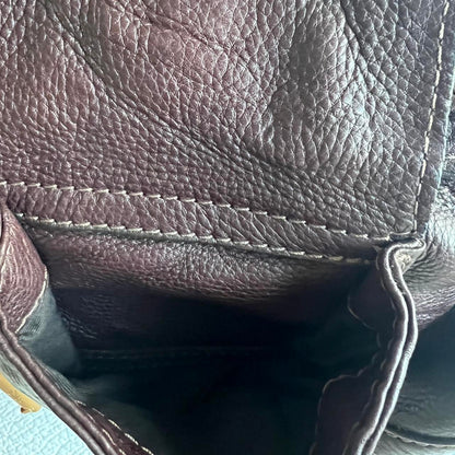 Brown Chloe Paddington Bag With Gold Hardware🤎🌆