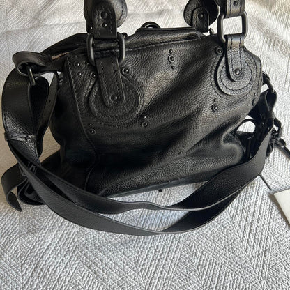 Black Chloe Paddington Bag In Matte Black Hardware🖤🍫