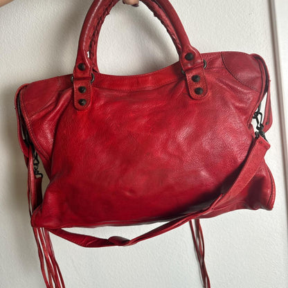 Preowned Authentic Balenciaga city bag classic🩷🍒