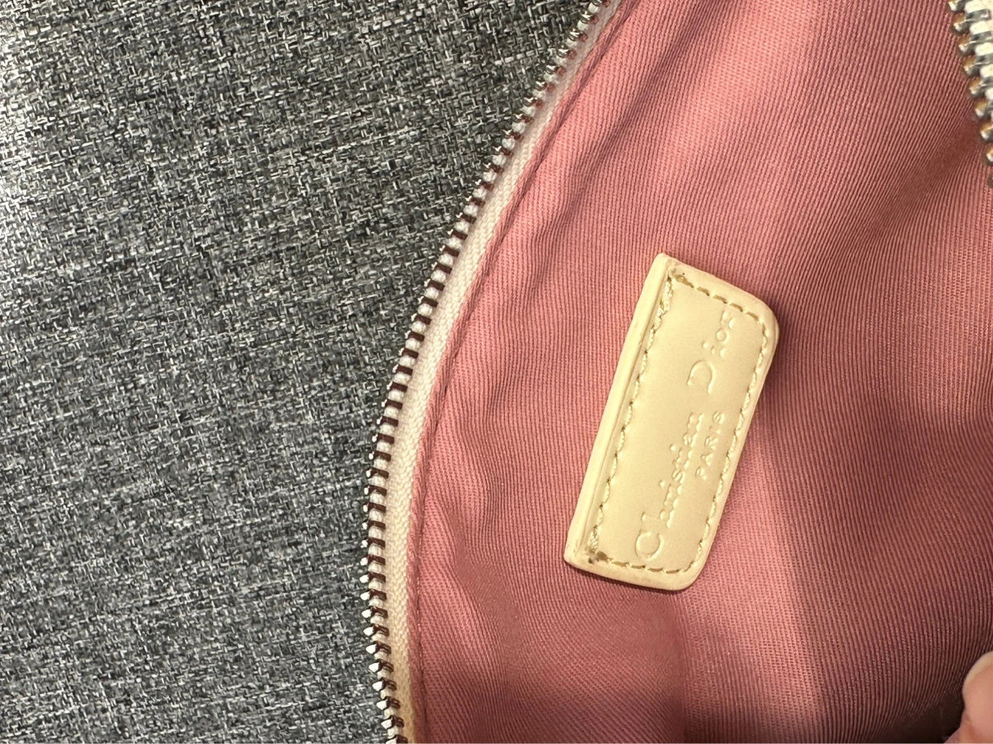 Rare Vintage Saddle Bag Diorissimo Canvas Mini Very Good Condition🌺🩷