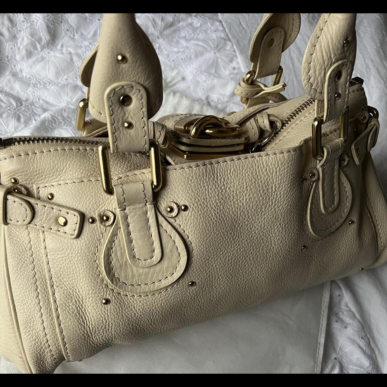 Authentic Cream Chloe Paddington Bag With Gold Hardware✨🔥