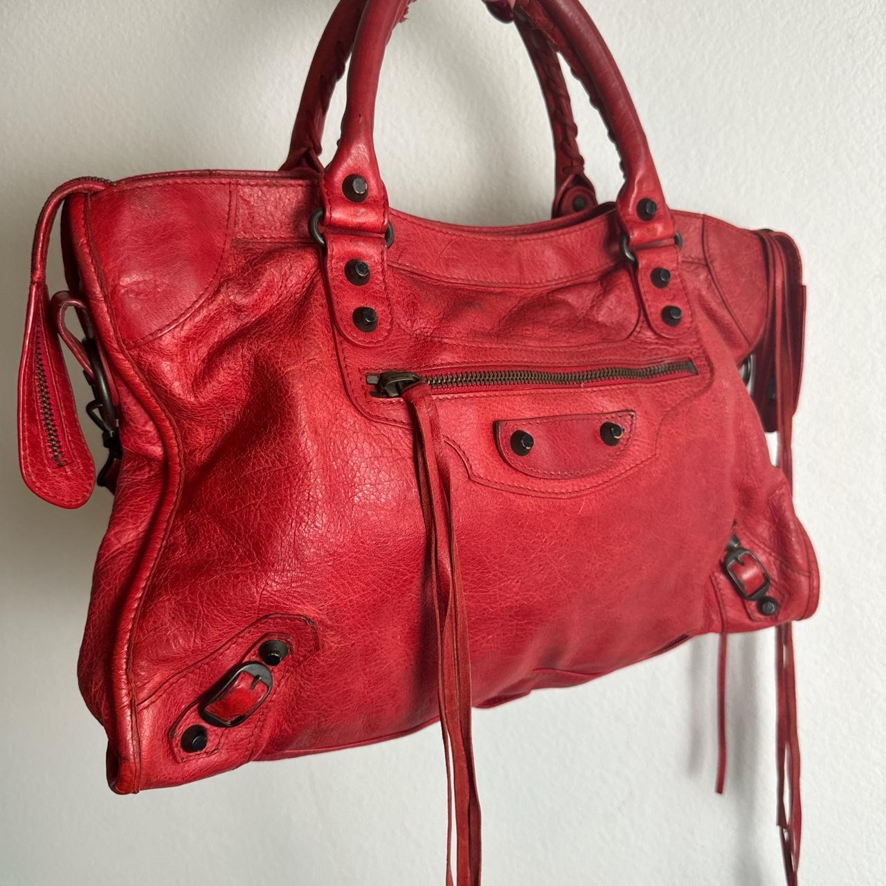 Preowned Authentic Balenciaga city bag classic🩷🍒