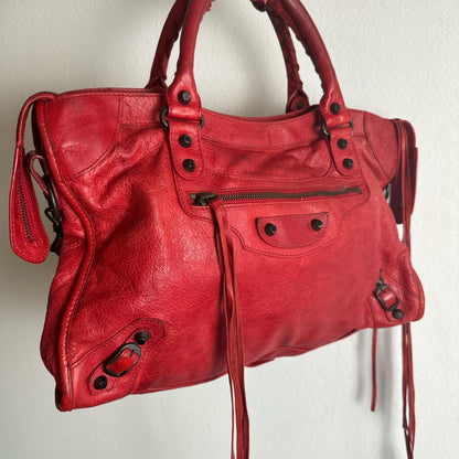 Preowned Authentic Balenciaga city bag classic🩷🍒