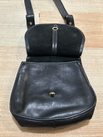 Vintage Coach Cresent Saddle Bag Purse Bag New York Bonnie Cashin🖤🍫