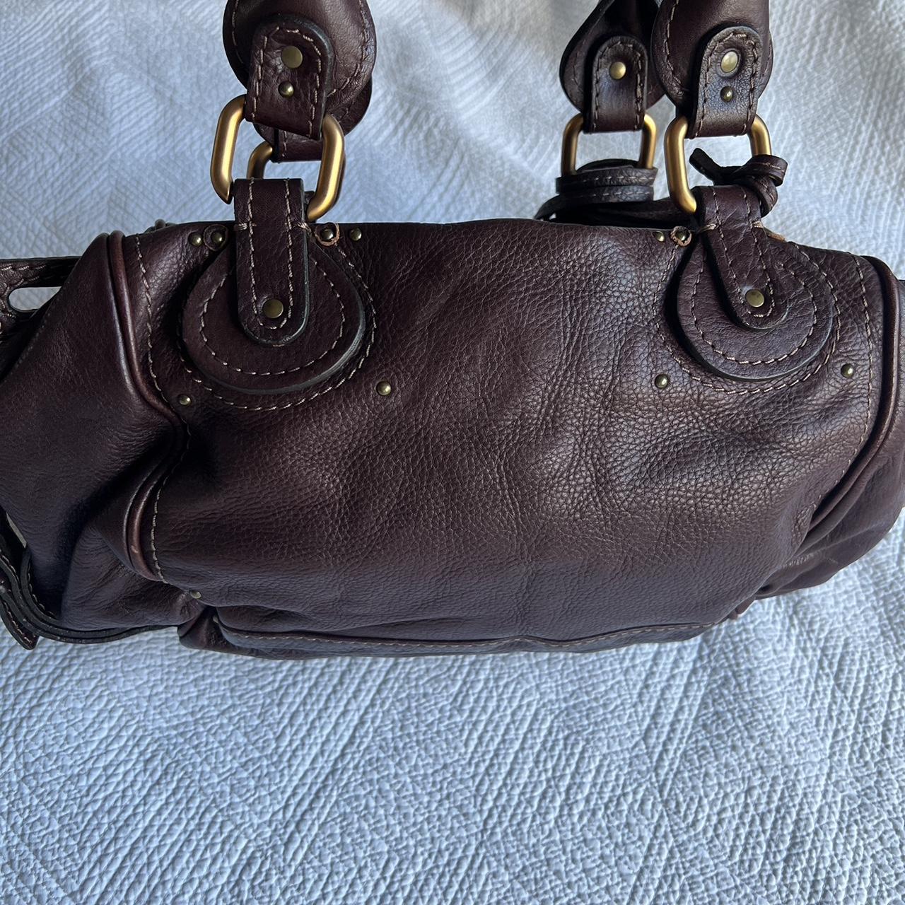 Brown Chloe Paddington Bag With Gold Hardware🤎🌆