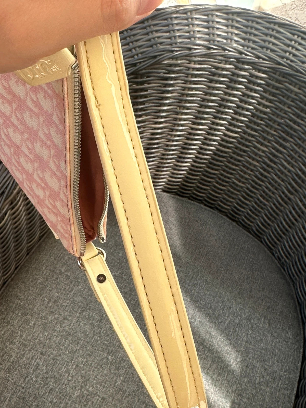 Rare Vintage Saddle Bag Diorissimo Canvas Mini Very Good Condition🌺🩷