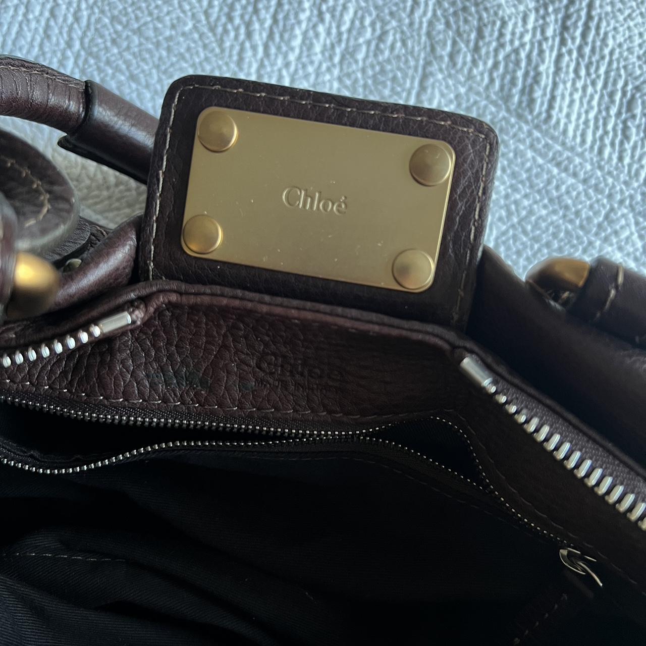 Brown Chloe Paddington Bag With Gold Hardware🤎🌆