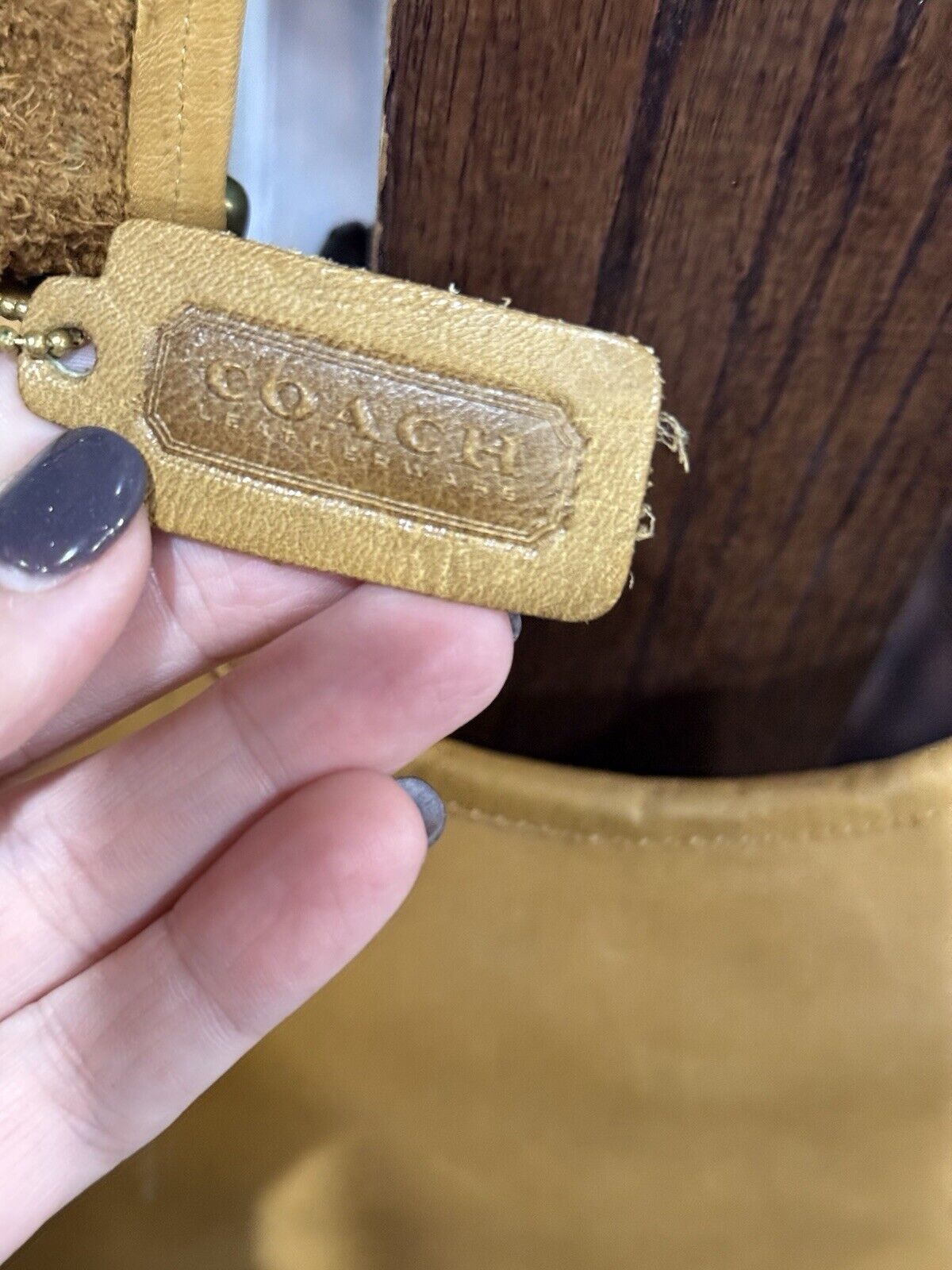 Coach Vintage Crescent Saddle Bag Nyc 9235 Saddle Tan🍂✨