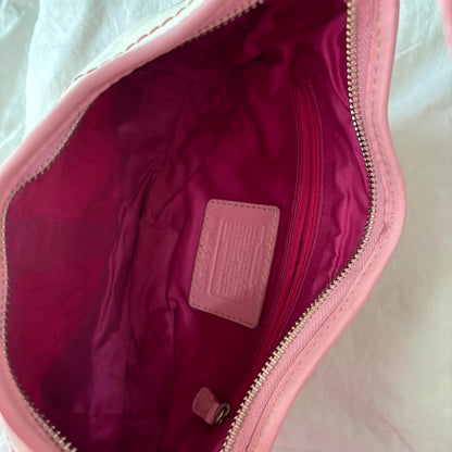 Coach Y2K Mini Pink Soho Hobo Bag🫐🪻