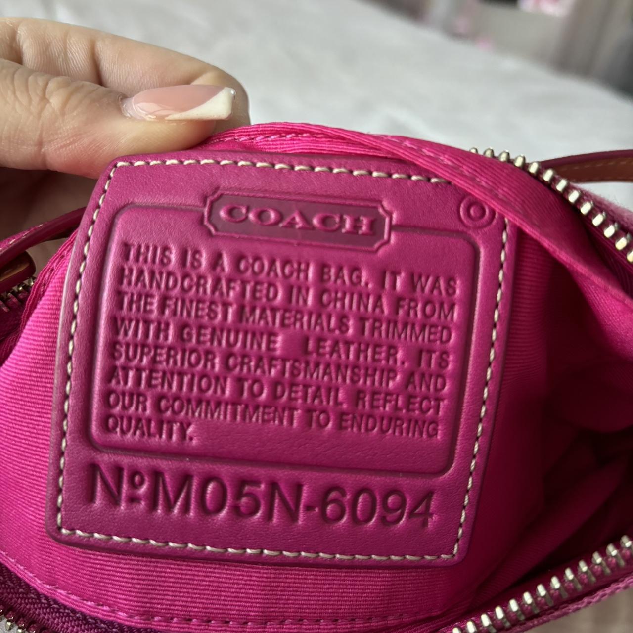 Rare Coach Hot Pink Demi Bag🍬⚡