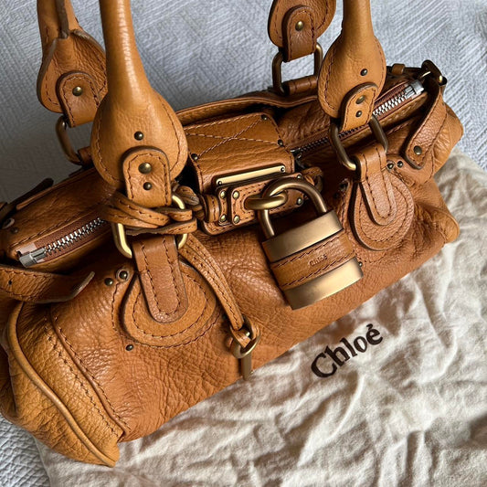 2005 Orange Chloe Paddington Bag With Gold Hardware✨🔥