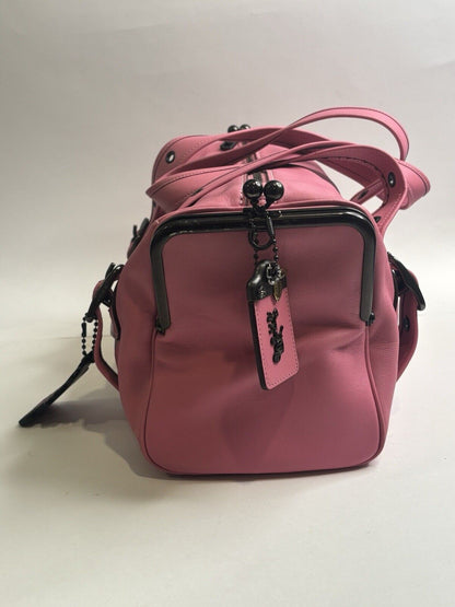 Keith Haring X Coach Collaboration Pink Handbag🍬⚡