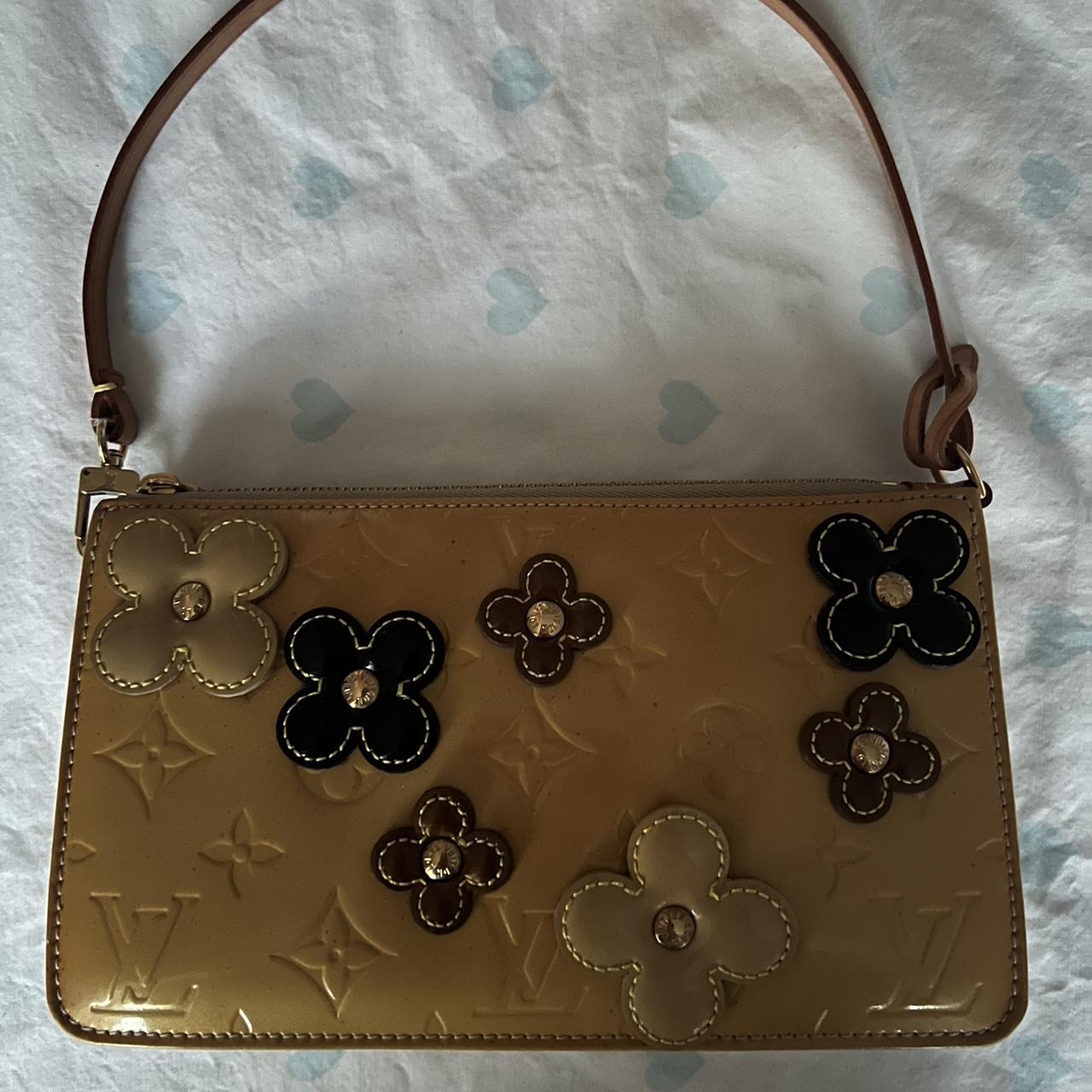 Louis Vuitton 2002 Special Edition Orange Lexington Flower Pochette🍂✨
