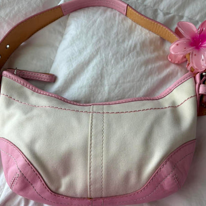Coach Y2K Mini Pink Soho Hobo Bag🫐🪻