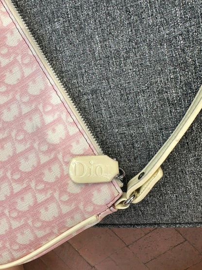 Rare Vintage Saddle Bag Diorissimo Canvas Mini Very Good Condition🌺🩷
