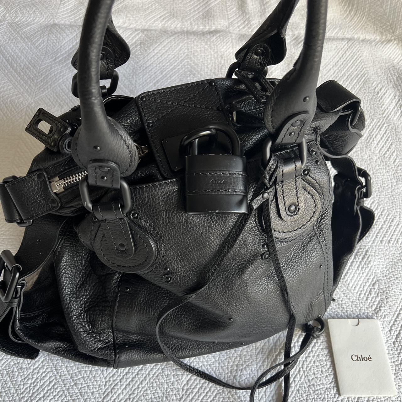Black Chloe Paddington Bag In Matte Black Hardware🖤🍫