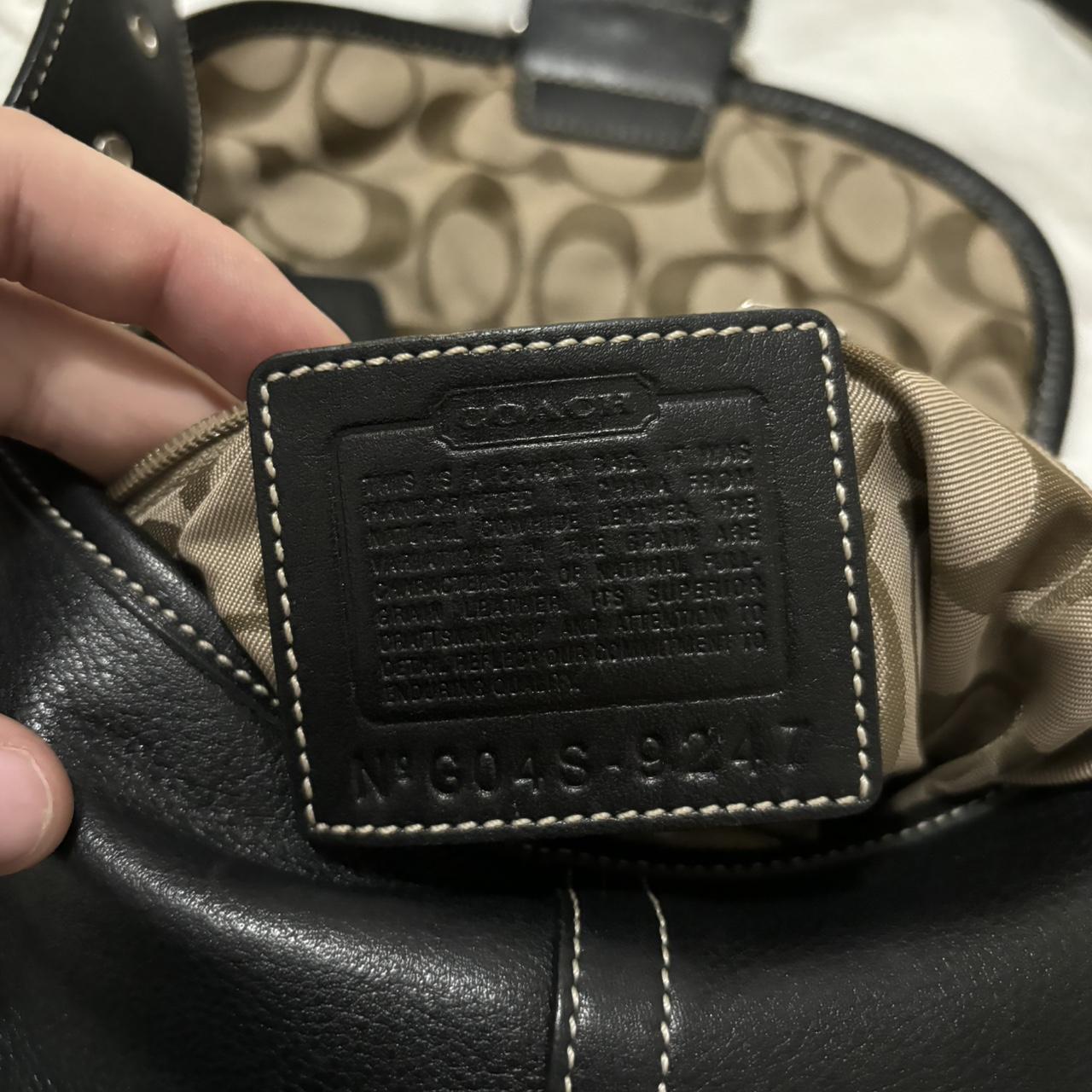 Vintage Coach Black Leather Mini Soho💜🍇