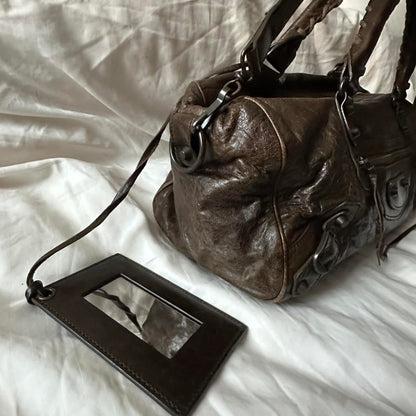 🍇💜Preowned BROWN BALENCIAGA CITY BAG🍇💜