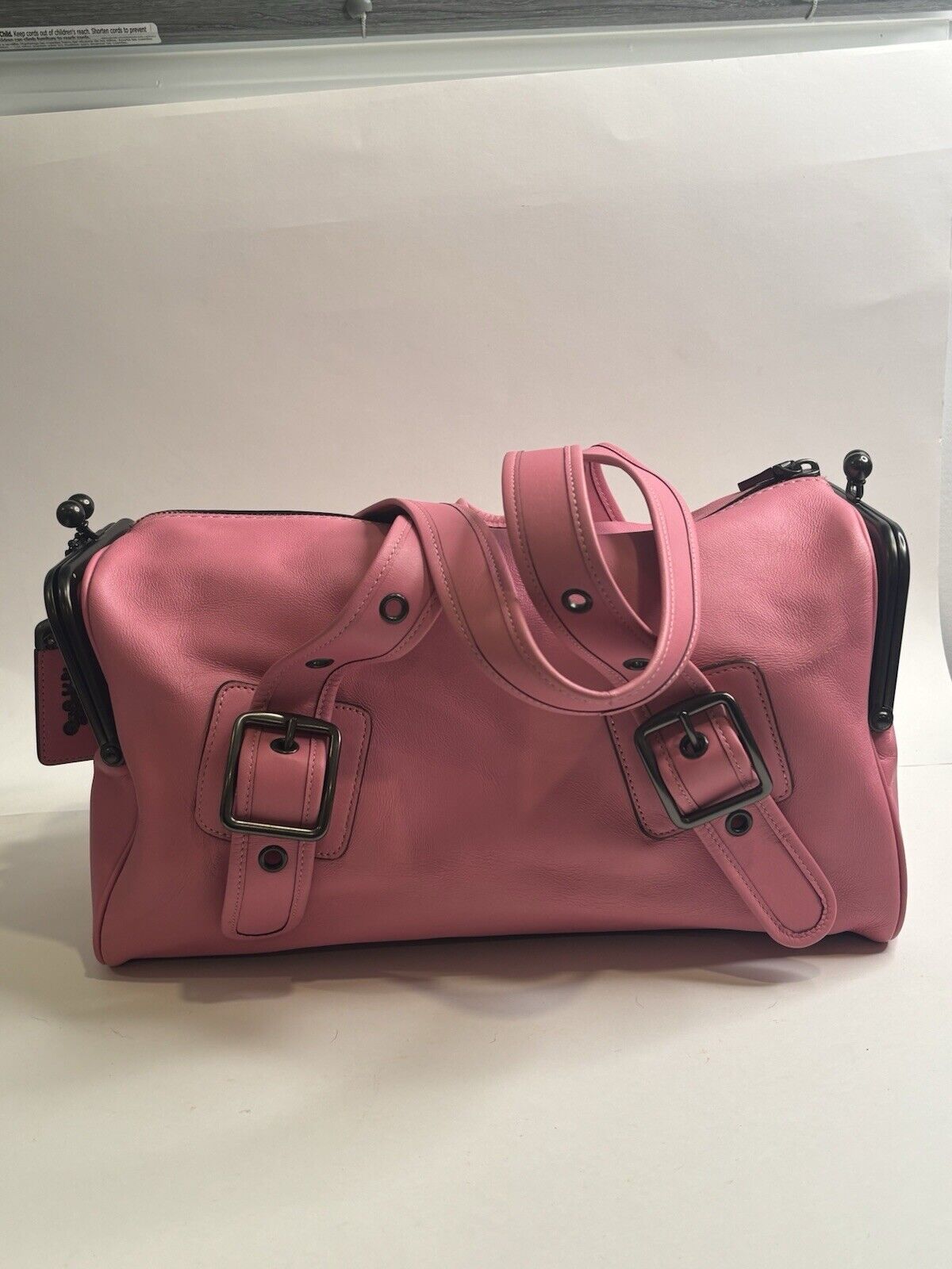 Keith Haring X Coach Collaboration Pink Handbag🍬⚡