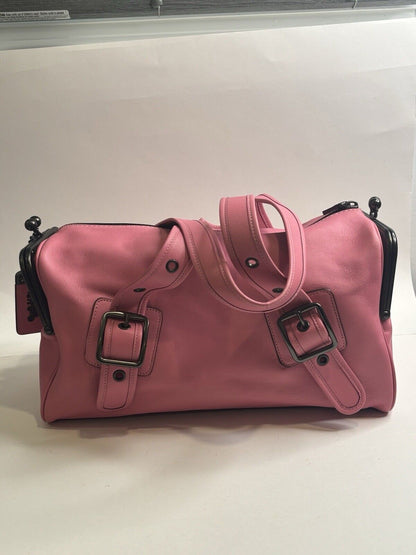 Keith Haring X Coach Collaboration Pink Handbag🍬⚡