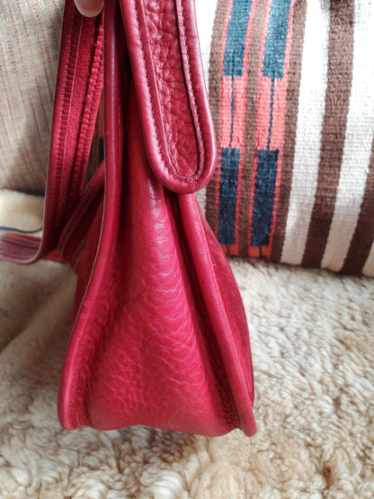 Coach Vintage Janice In Berkeley Suede Red🌺🩷