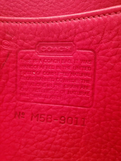 Coach Vintage Janice In Berkeley Suede Red🌺🩷