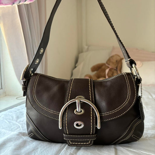 Brown Mini Coach Soho🤎🌆